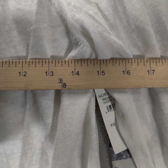 14th & Union Cardigan Women's XS White Petite New With Tags With Small Stain - Picture 3 of 7